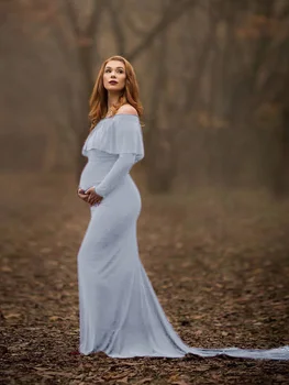 2020 Motinystės Suknelės Foto Fotografavimo Pynimas Apykakle Suknelė Motinystės Fotografija Rekvizitai Nėštumo Dress Motinystės Išaugo Drabužiai