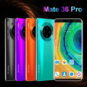 Mate36 Pro Išmaniojo telefono 5.8 Colių Ekraną Smartfon 512+4G Atminties Palaikymas Dual Sim Card Multi-Touch Ekrano Telefonas