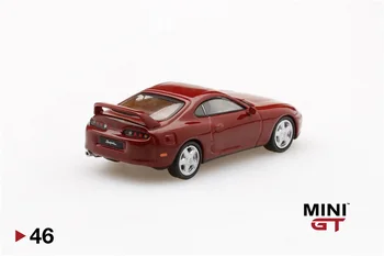 MINI GT 1:64 Toyota Supra (JZA80) Super Raudona Diecast Modelio Automobilių