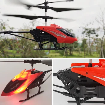 2.5 Kanalų RC Sraigtasparnis Žaislas Mini Drone Sraigtasparnis RC Quadcopter Žaislai Vaikams Dron RC Sraigtasparnis Gyro Geltona RC Drone Dovana