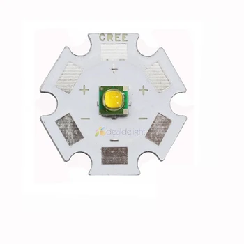 10vnt CREE XPG XP-G R5 LED 1-5W Lempa Chip Spinduolis Šalta Balta 6000-6500K;Šiltai Balta 3000-3200K LED su 16mm Arba 20mm Star PCB