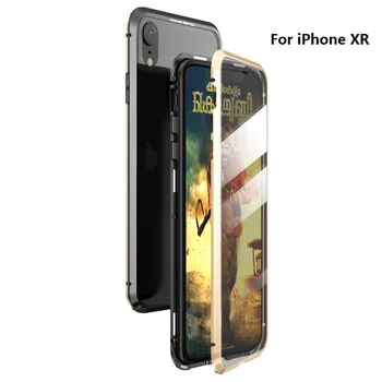 LUPHIE 360 Visiškai Apsaugoti Priekiniai Galinio Stiklo Telefono dėklas Skirtas iPhone XS Max XR atsparus smūgiams Metalo, Aliuminio Rėmas Atveju iPhone XS X
