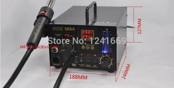 Specialių 220V Aoyue 968A+ skaitmeninės SMD litavimo stotis hot air gun 3 in 1, Aoyue968A+ Multi-funkcija Remontas Sistema