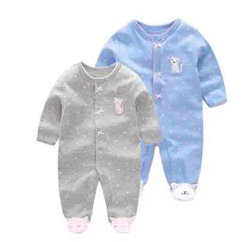 Naujų 2020 m. mergytę drabužius ilgomis rankovėmis kūdikiui Romper Naujagimių bamblys baby girl drabužiai nustatyti medvilnės Baby Girl Rompers Naujagimis
