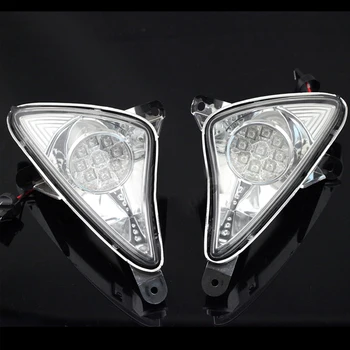 Už YAMAHA TMAX T-MAX T MAX 500 2001-2007 Motociklo Priekiniai LED Posūkio Signalo Indikatorius, Indikatorių Lempa Aišku, Dūmų