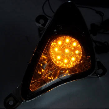 Už YAMAHA TMAX T-MAX T MAX 500 2001-2007 Motociklo Priekiniai LED Posūkio Signalo Indikatorius, Indikatorių Lempa Aišku, Dūmų