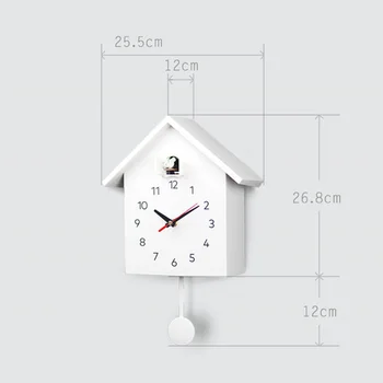 Gegutė Kvarco Stalas Stalo Laikrodžiai Modernaus Dizaino Sieninis Laikrodis Kabo Paukštis Žiūrėti Apdailos Žadintuvai Namų Miegamasis