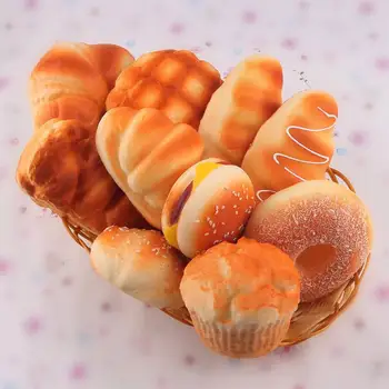 Modeliavimo Duona, Pyragas Maisto Priėmimo Keychain Sponge Pigesniu Priedai Key Chain Parodijos Mažai Dovana Airpods Paketų Prižiūrėtojų Raktinę