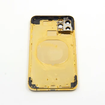 24KT Gold Padengti Būsto Telefono 11/11 Pro/11 Pro Max Pakeitimo Padengti forPhone Atgal Akumuliatoriaus Dangtelį Pritaikytą Dizainą