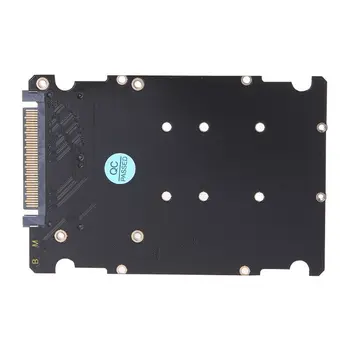 M. 2 SSD U. 2 2 Adapteris 1 M. 2 NVMe Klavišą B/M NGFF SSD su PCI-e U. 2 SFF-8639 Adapter PCIe M2 Konverteris Stalinis Kompiuteris R9JA