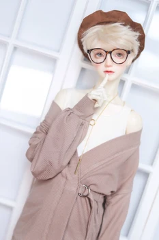 BJD doll drabužius suitablefor 1/3 vyrų SD10 moterų POPO68 dydis dryžuotas megztinis su ilgomis rankovėmis lėlės priedai