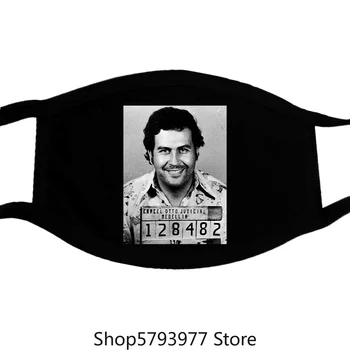 Pablo Escobar Kaukė Mugshot Medvilnės