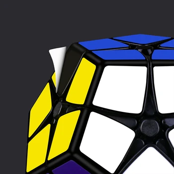 QiYi 2x2 Megaminxes Magic Cube 12 veidus Dodecahedron Įspūdį Cubo lipdukai Magico švietimo Žaislai vaikams Greitis Kubą Vaikams
