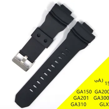 Sporto Silikono Watchband Už Casio G-Shock GA150/200/300/310 GA110/120/100 GLS-100 ST Vyrų Pakeitimo Dirželis Band Apyrankė