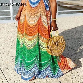 Moterų Colorblock Apynasrio Rankovių Maxi Suknelė Atsitiktinis Suknelė Elegantiškas Mados Chic Suknelė