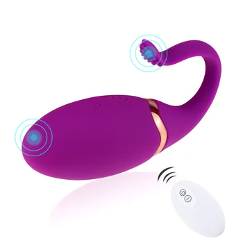 USB Įkrovimo Varpos Mažėja Rutulinis Vibratorius Belaidžio Tadpole Kontrolės Vibruojantis Kiaušinis Pora Satisfyer Sekso Žaislai Klitorio Stimuliatorius