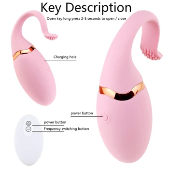 USB Įkrovimo Varpos Mažėja Rutulinis Vibratorius Belaidžio Tadpole Kontrolės Vibruojantis Kiaušinis Pora Satisfyer Sekso Žaislai Klitorio Stimuliatorius