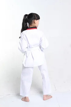 Vaikai Kimono, Dziudo, Kikbokso Praktikos Kostiumas Baltas Paauglys Vaikų Berniukų, Mergaičių Taekwondo Kostiumas Karatė Tae Kwon Do Drabužius F106