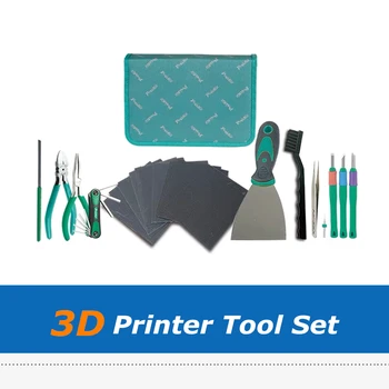 1set 3D Spausdintuvo Modelis Pašalinimo Clean-up Removal Tool Set Kit Drožyba Peilis + Replės, Nerūdijančio Plieno, Kastuvas Peilis + Gręžimo Antgalis