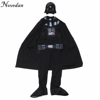 Helovinas Kostiumas Vaikams Vyrų Darth Vader (Anakin Skywalker) Vaikų Cosplay Kostiumas Šalis Apranga Su Šalmu Kaukė