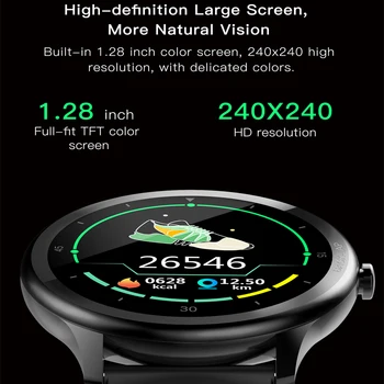 G28 Smart Žiūrėti IP68 Vandeniui Moterys Vyrai Smart Žiūrėti Sport Fitness Tracker Smartwatch Širdies ritmo Pedometer, Skirtų 