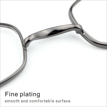 Vyrai skaitymo akiniai moterims recepto akinius metaliniais rėmais 1.5 2.0 2.5 3.0 plonas aišku, akiniai