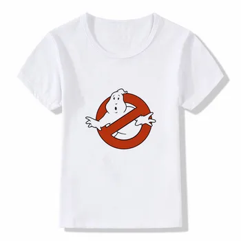 Vaikai Ghostbusters Filmo Muzikos Ghost Busters, Juokingi Marškinėliai Dizaino Vasaros Viršūnes Berniukų ir Mergaičių Atsitiktinis Streetwear T-shirt