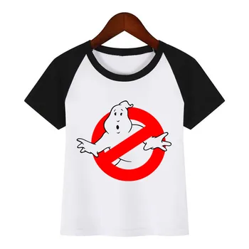 Vaikai Ghostbusters Filmo Muzikos Ghost Busters, Juokingi Marškinėliai Dizaino Vasaros Viršūnes Berniukų ir Mergaičių Atsitiktinis Streetwear T-shirt