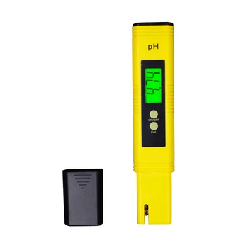 Nešiojamų Pen Vandens PH Matuoklis Skaitmeninis LCD Testeris Kokybės Matas-Akvariumas, Baseinas, Vandens Laboratorija su apšvietimu 40% nuolaida