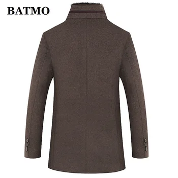 BATMO 2020 naują atvykimo žiemos aukštos kokybės vilnos atsitiktinis tranšėjos paltai vyrams,vyriški thicked vilnos švarkai plus-dydis M-6XL 1658