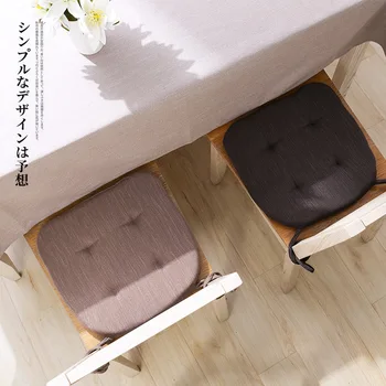 42x42cm paprasta stiliaus valgomojo kėdės pagalvėlės ne slydimo kilimėlis vientisos spalvos office sėdynės pagalvėlės kėdė kilimėlis padas