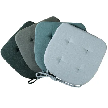 42x42cm paprasta stiliaus valgomojo kėdės pagalvėlės ne slydimo kilimėlis vientisos spalvos office sėdynės pagalvėlės kėdė kilimėlis padas