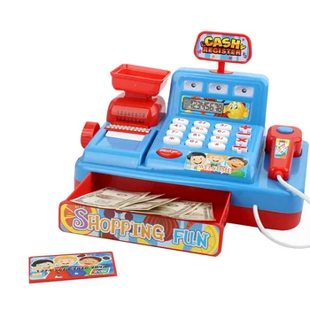 Imituojamas prekybos Centrų Kasos Counter Vaidmenį Kasos kasos Žaislas Vaikams Apsimesti Žaisti Žaislai Elektroniniai Žaislai Vaikams Dovanos