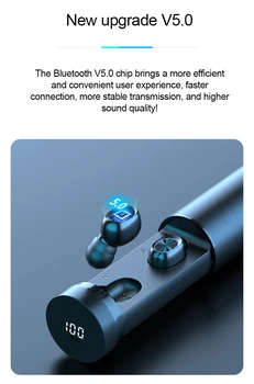 2020 Naujas B9 TWS Bluetooth 5.0 Mados Belaidės Ausinės 8D HIFI Sporto Su MIC Ausinių AUTO Žaidimų Muzikos laisvų Rankų įranga Išmaniųjų Telefonų