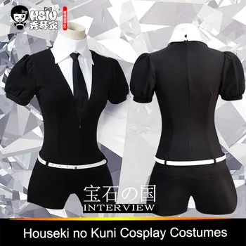 HSIU Aukštos Kokybės Anime Houseki no Kuni Kostiumai Phosphophyllite Diamond Bort bodysuit Cosplay Kostiumai, Aksesuarai Jumpsuits