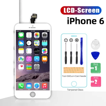 OEM AAA+++ iPhone 6 6S LCD ekranas Su 3D Jėga Touch