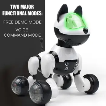Vaikams Žaislai Balsu valdomas Robotas Šuo Balso ir Pažangios Automatinės Kontrolės šunelis Vaikų Švietimo Žaislai, Dainavimo, Šokių Robotai
