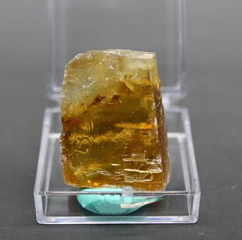Natūralus Apelsinų Gintaro Kalcitas mineralinių pavyzdys akmenys ir kristalai gydymo kvarco kristalai, brangakmeniai dėžutės dydis 3.4 cm