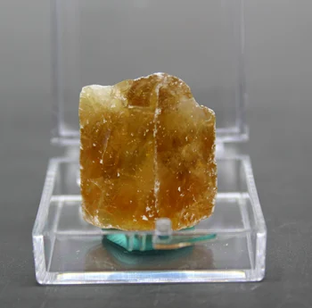 Natūralus Apelsinų Gintaro Kalcitas mineralinių pavyzdys akmenys ir kristalai gydymo kvarco kristalai, brangakmeniai dėžutės dydis 3.4 cm