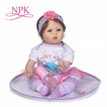 NPK reborn baby su aukštos quailty pluošto plaukai ir minkštas nekilnojamojo liesti audinio organas, labai mielas drabužiai, lėlės, žaislai vaikams