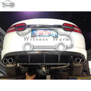 Anglies Pluošto/FRP Automobilio Galinio Buferio Lip Difuzorius Raštas Tinka Jaguar XF 2012 2013