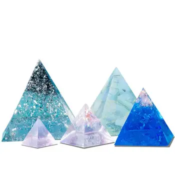 5vnt/Set Piramidės Silikono Formų Dervos Lieti Pelėsių Orgone Piramidės Formos Papuošalai, Įrankiai
