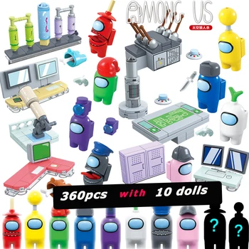8 vnt./aikštelė Vaikams, Žaislai Tarp MŪSŲ Modelio Blokai Mini Duomenys Plytų Idear Kūrybos 