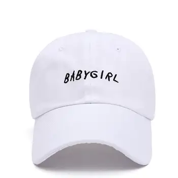VARNAS naujas Medvilnės Beisbolo kepuraitę BABYGIRL Siuvinėjimo beisbolo kepuraitę Mados Kepurės Vyrų ir Moterų Tėtis Hat, Black