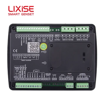 LIXiSE LXC6120N AMF dyzelinį generatorių valdytojas LCD auto start valdytojas generavimo prietaisas dalys, elektroninės plokštės skydas