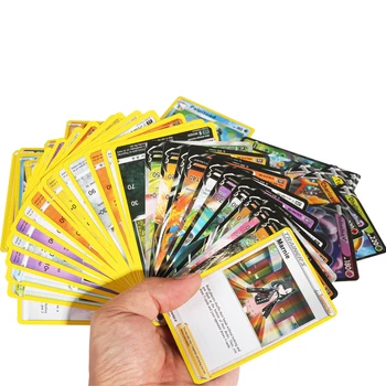 54 Vnt GX MEGA Šviečia TAKARA TOMY Kortelės Žaidimas Pokemon Battle Carte Prekybos Kortų Žaidimas Vaikams Žaislas