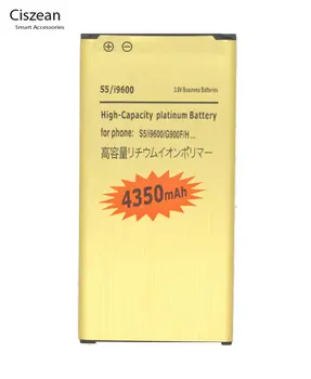 4350mAh Aukso Bateriją Su USB Įkroviklis Samsung Galaxy S5 SV I9600 G900A G900P G900T G900V EB-BG900BBE EB-BG900BBC