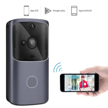 M10/M9 WiFi Bevielio Vaizdo Doorbell Saugumo Durys Bell Vaizdo Įrašymo Namuose Stebėti Nuotoliniu Būdu Atrakina Pasikalbėjimo Telefono