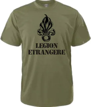 2018 Mados Medvilnės marškinėliai LEGIONO UŽSIENIO Armijos Prancūzijos Užsienio Legiono Karo Karių Pėstininkų Kūdikių