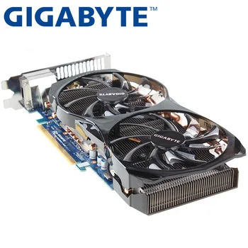 GIGABYTE Vaizdo plokštės GTX660 2GB GDDR5 192Bit Grafikos Kortos nVIDIA Geforce GTX 660 Naudojamas VGA Korteles stipresnis nei GTX 750 Ti